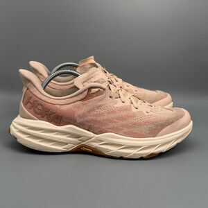 Hoka One One Speedgoat 5 Womens 11 Pink Sandstone Trail Running Sneakers Low Top
